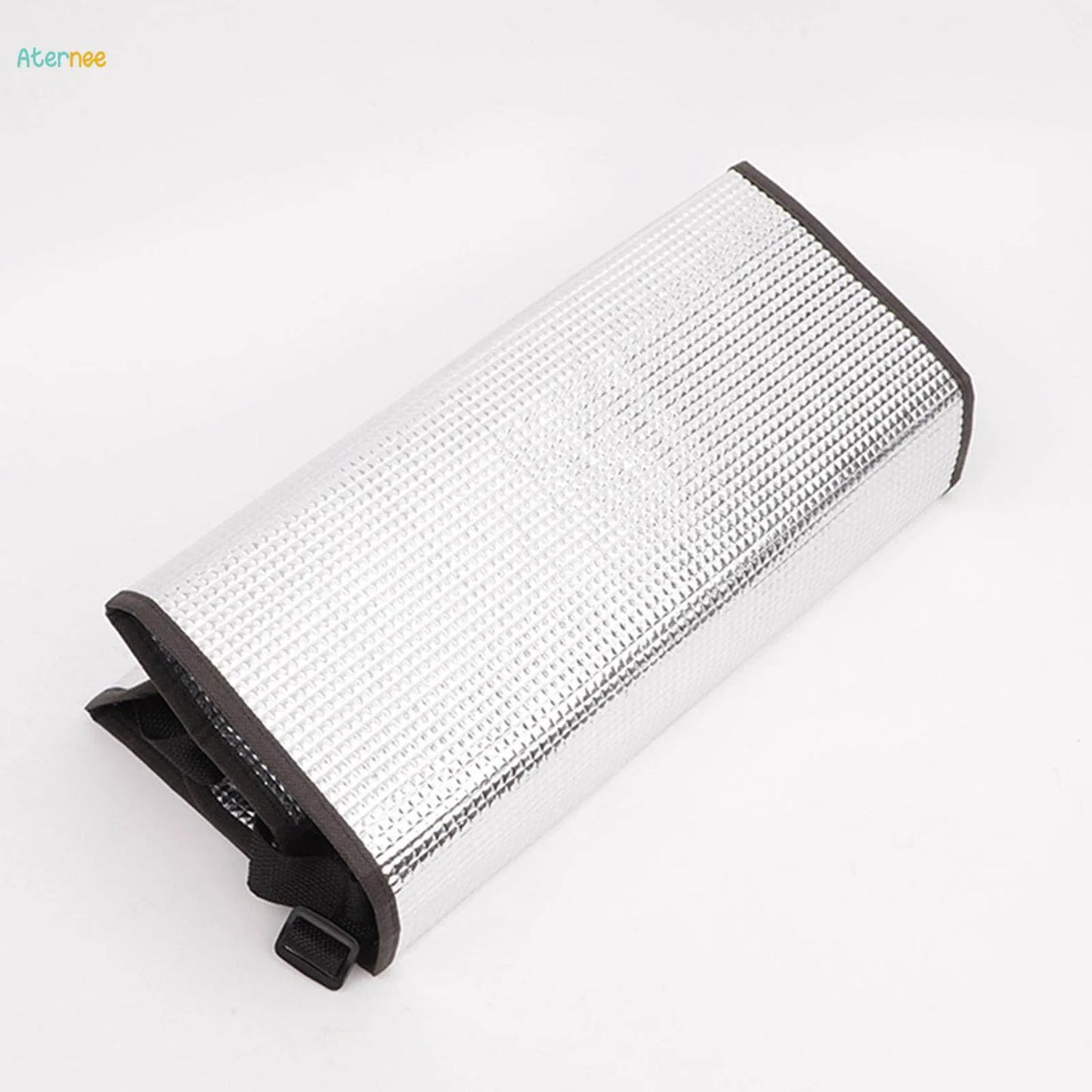 AC Outdoor Unit Sunshade Cover 3mm – Silver Foil Reflective Heat Shield & Dust Protector for Air Conditioner External Units With Clip